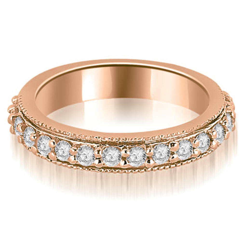2.25 Cttw Round Cut 18K Rose Gold Diamond Bridal Set