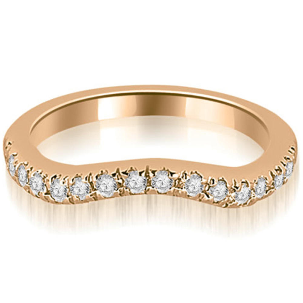 2.25 cttw. 14K Rose Gold Lucida Three-Stone Diamond Emerald Cut Bridal Set (I1, H-I)