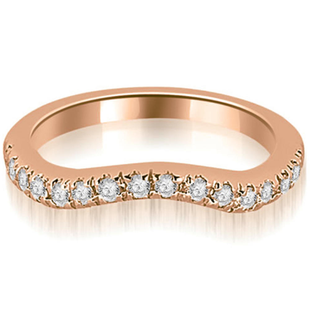2.00 cttw. 18K Rose Gold Lucida Three-Stone Diamond Emerald Cut Bridal Set (I1, H-I)