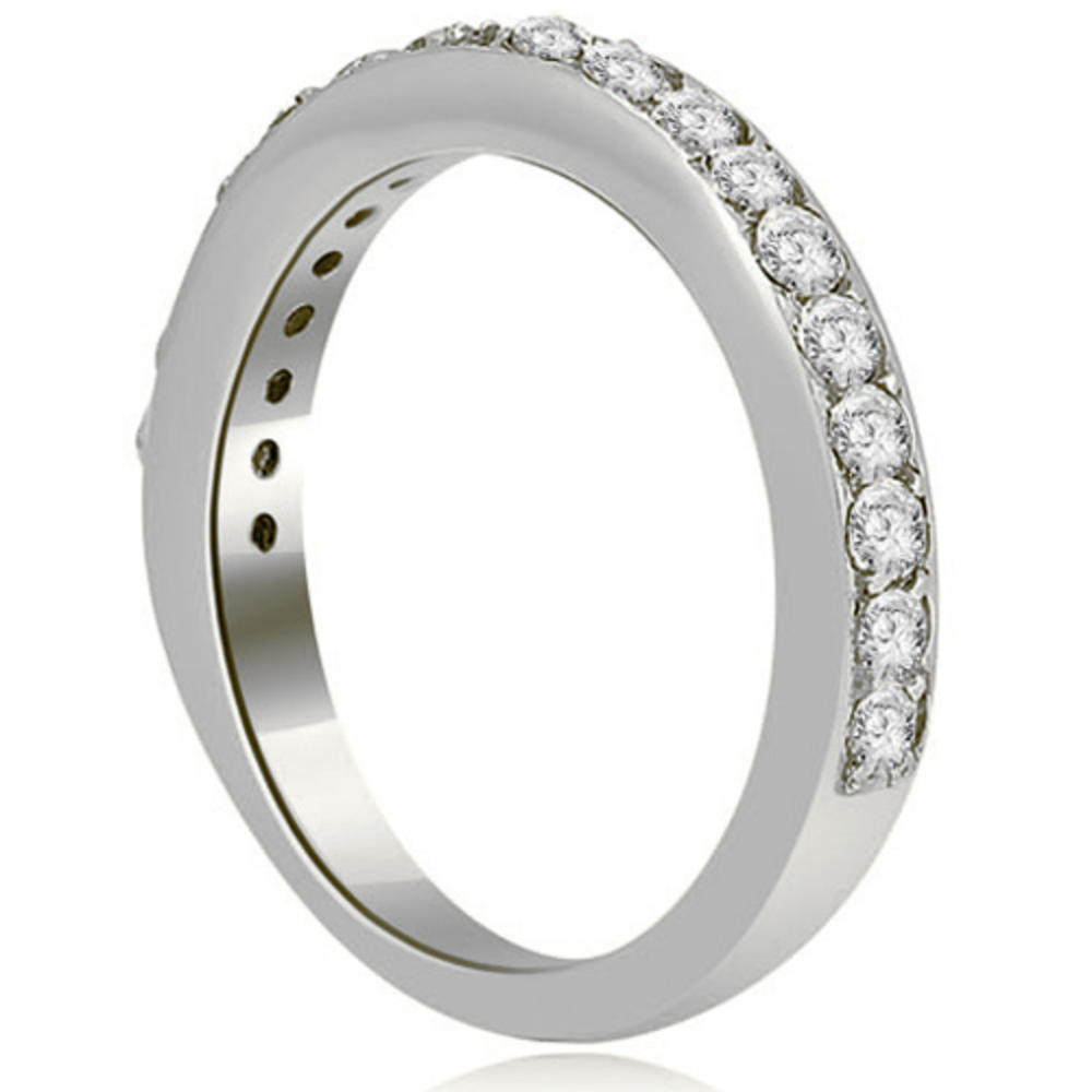 1.50 Cttw Round Cut 14K White Gold Diamond Bridal Set
