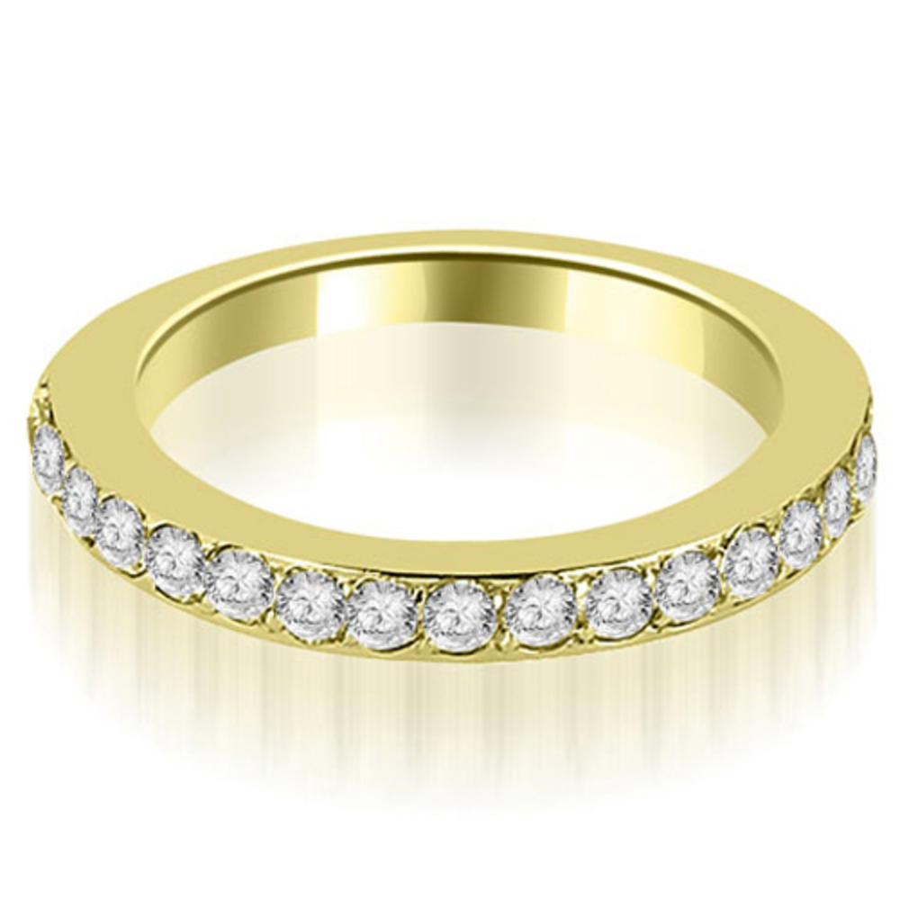 1.60 Cttw Round Cut 14K Yellow Gold Diamond Bridal Set