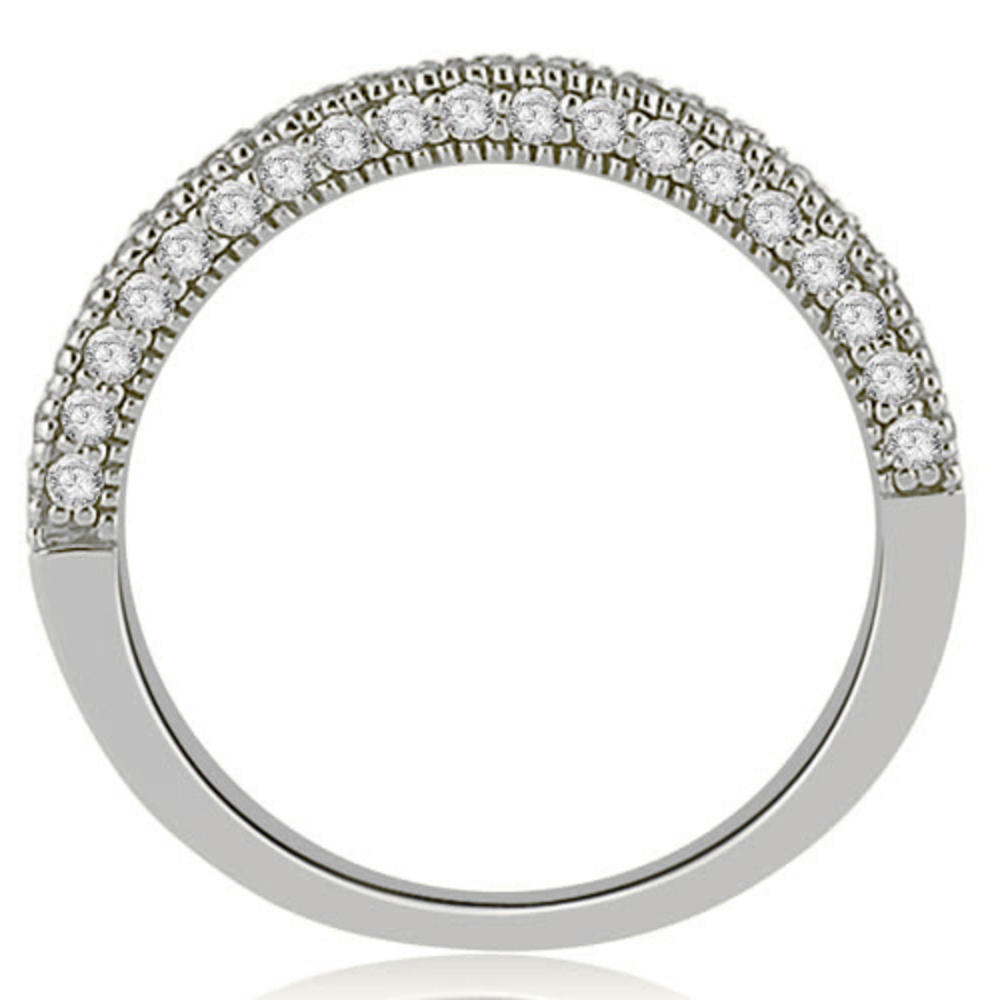 2.10 cttw. 14K White Gold Halo Round Cut Diamond Bridal Set (I1, H-I)
