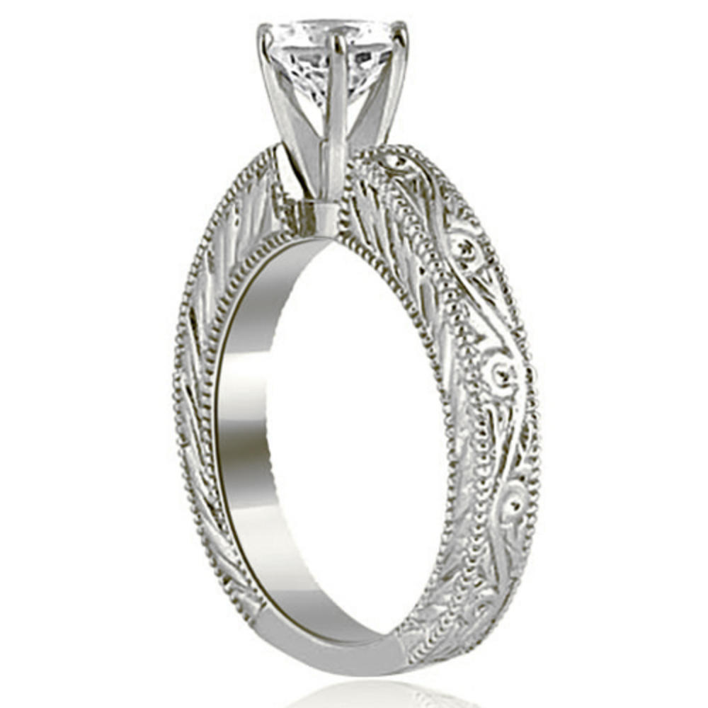 0.35 Carat Round Cut 14k White Gold Diamond Engagement Ring