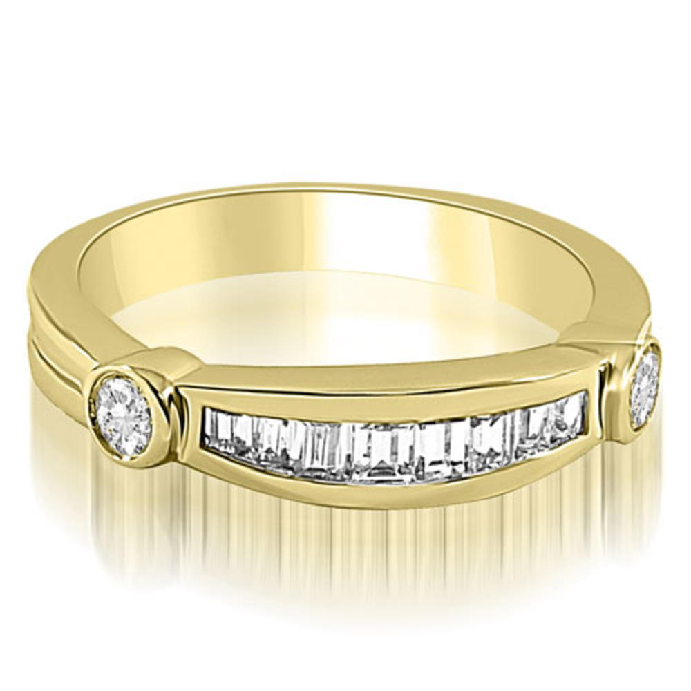 1.75 cttw. 14K Yellow Gold Antique Round And Baguette Cut Diamond Bridal Set (I1, H-I)