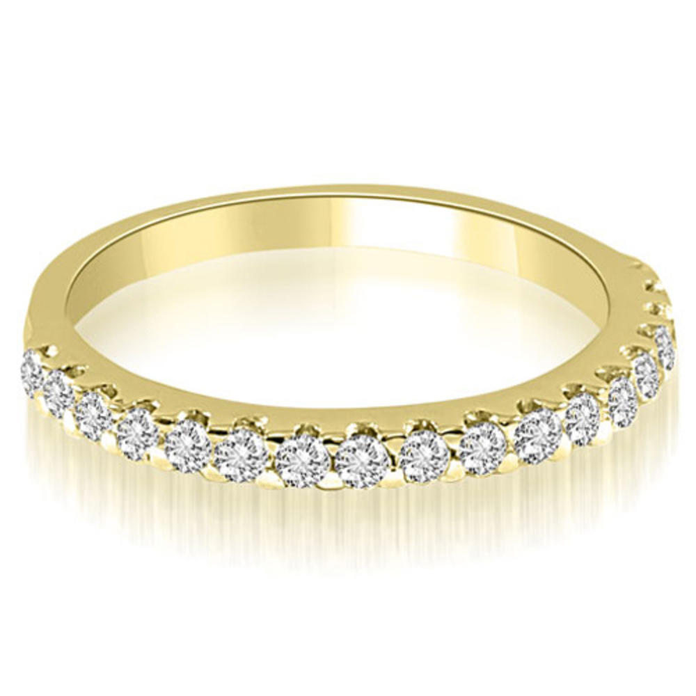 1.10 Cttw Round Cut 18K Yellow Gold Diamond Bridal Set