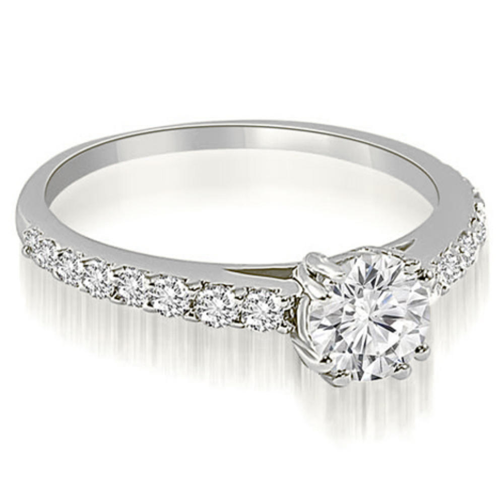 1.54 cttw Round Cut White Gold Diamond Bridal Set