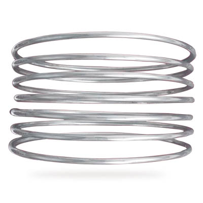 7 8 Inch Round Bangles Set Of 7 8 Inch Round Hollow Tube Sterling Silver Bangle Bracelets