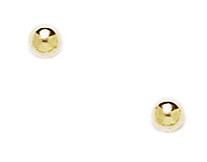 14k Yellow Gold 3mm Ball Earrings