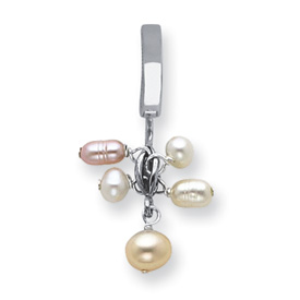 SS FW Cultured Pink White Pearl TummyToy Belly Ring