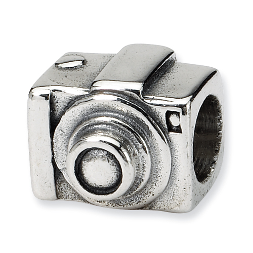 Sterling Silver Reflections SimStars Camera Bead Charm