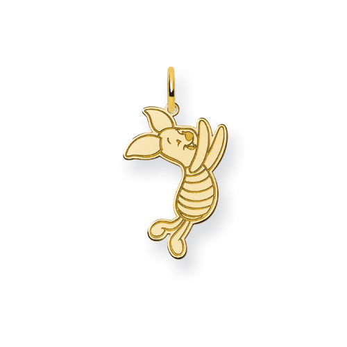 Gold-plated SS Disney Piglet Charm