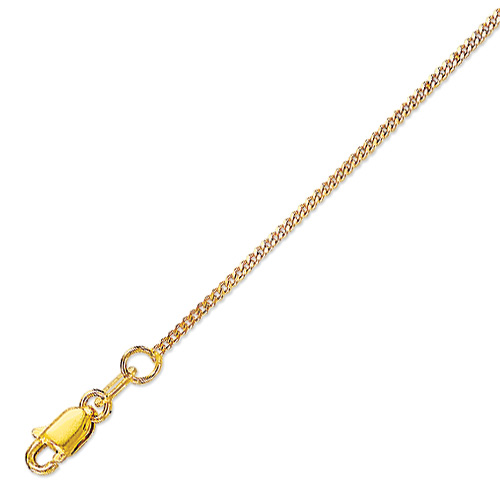 10K Necklace - 20 Inch Gourmette Chain