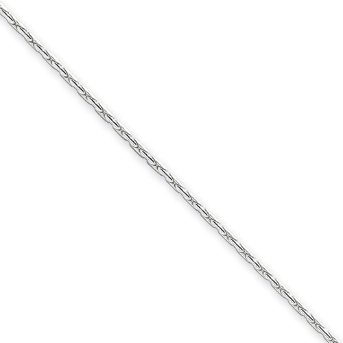 Sterling Silver Chain Necklace - 18 Inch - 1mm - Lobster Claw