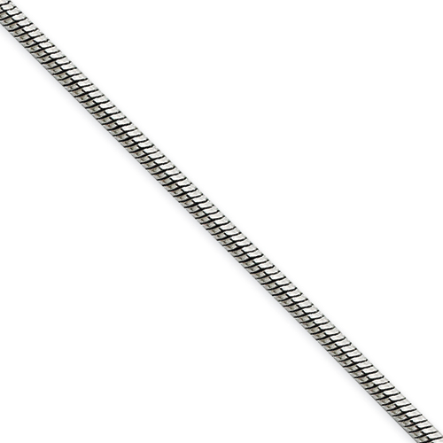 Stainless Steel 2mm Snake Chain Necklace - 18 Inch