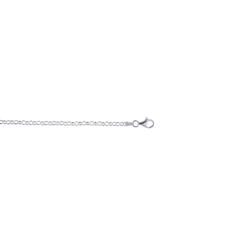 Sterling silver 1.4mm Rolo Necklace. - 16 in.