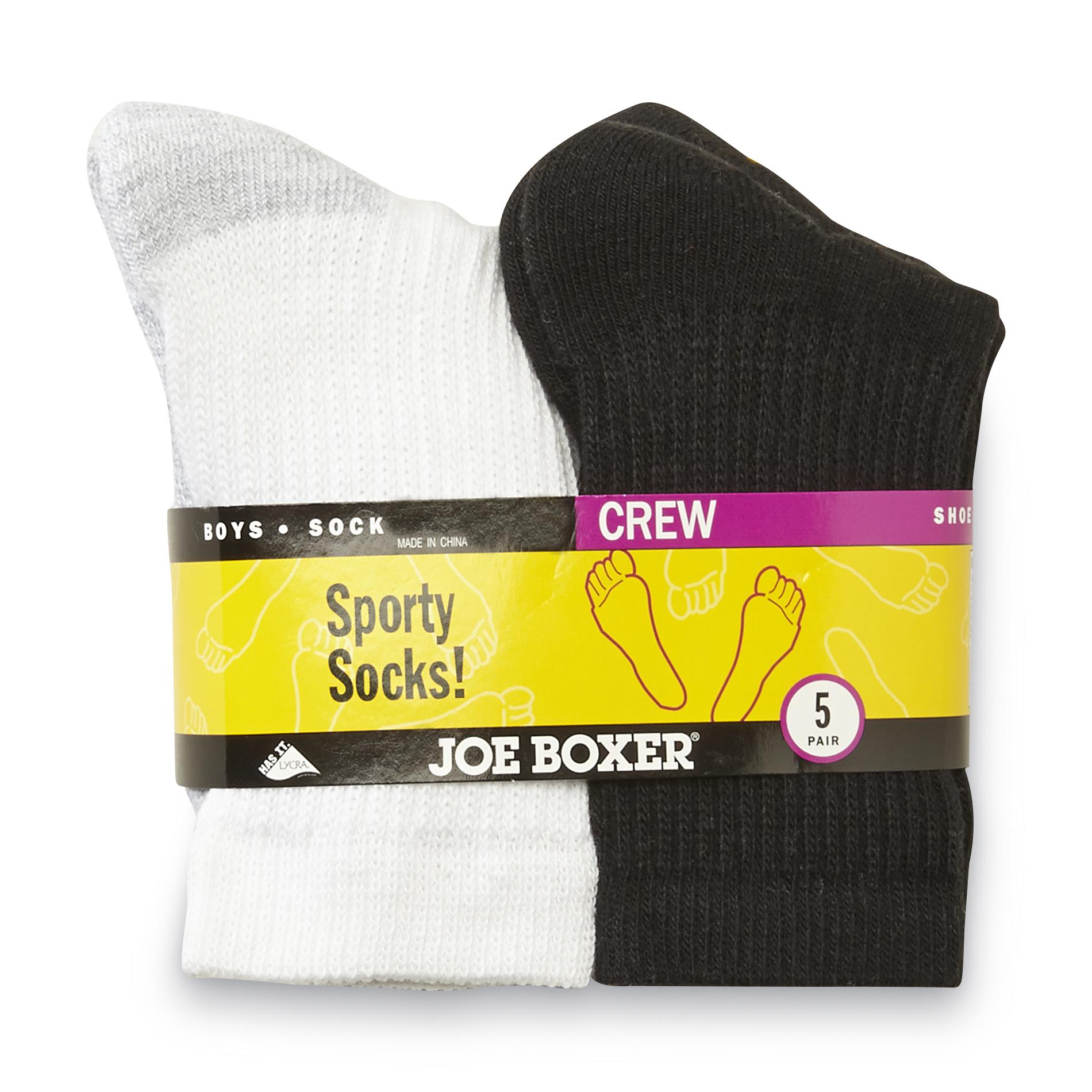 Joe Boxer Boy's 5Pk Crew Socks - Kids - Kids' Clothing ...