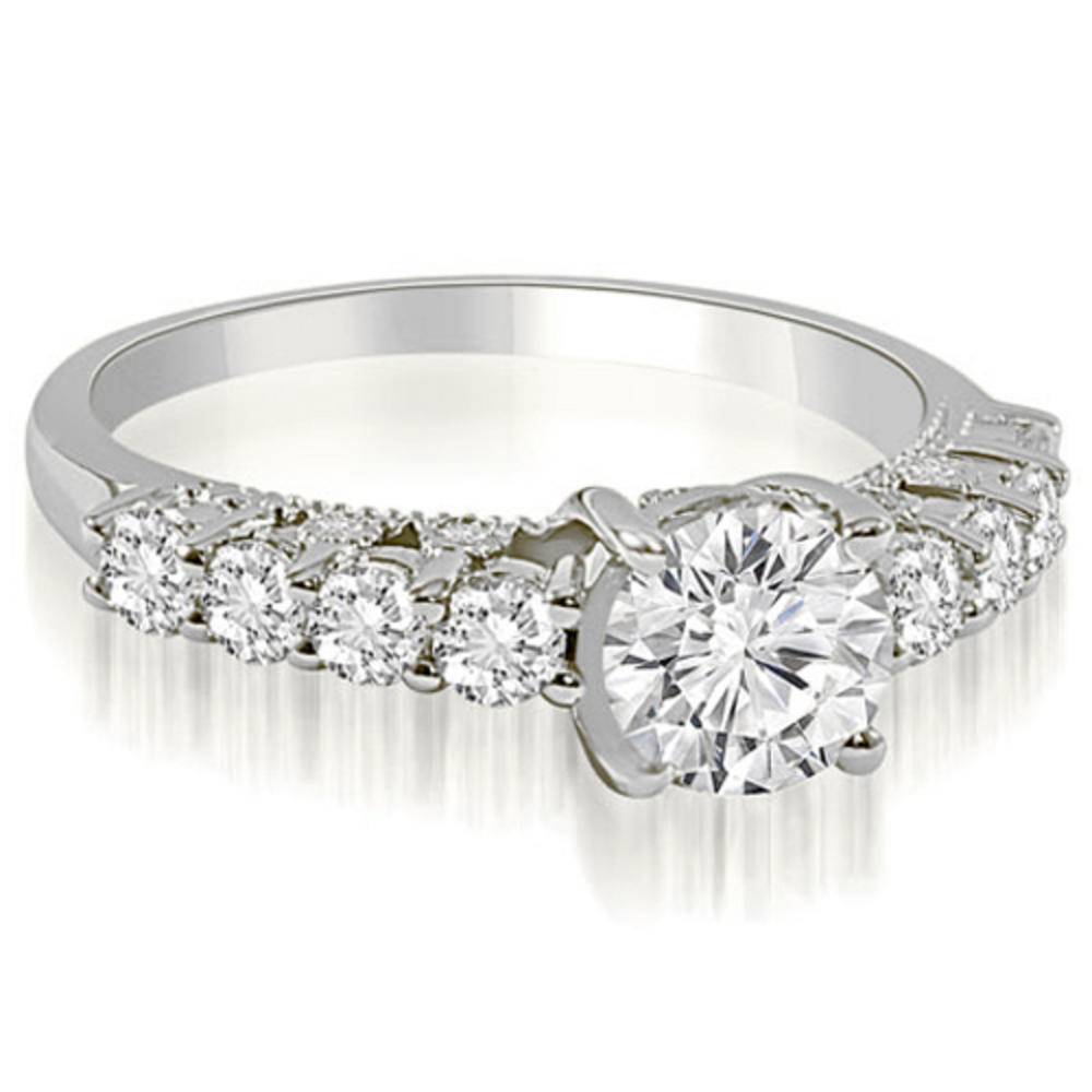 1.95 Cttw Round Cut 18k White Gold Diamond Bridal Set