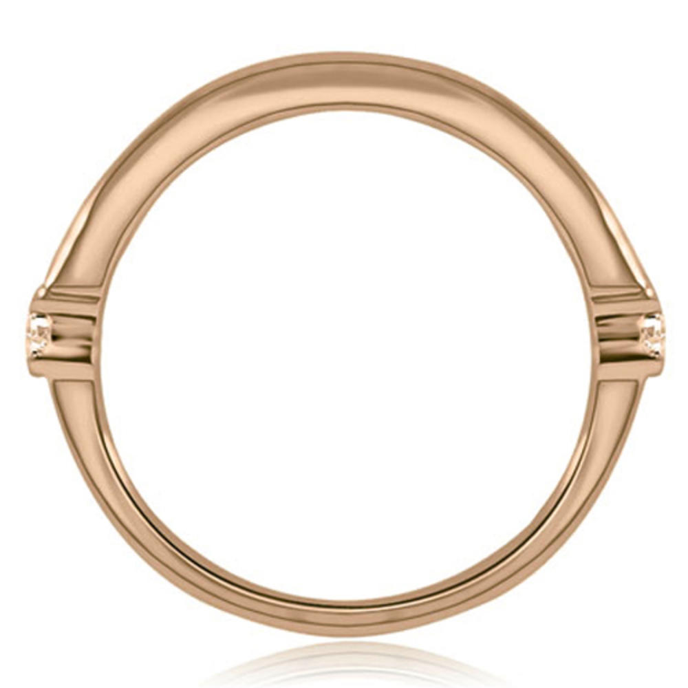 1.85 cttw Round-Cut 14k Rose Gold Diamond Bridal Set
