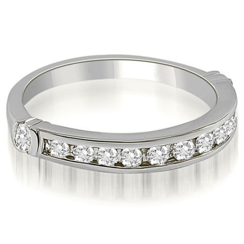 1.60 cttw Round-Cut 14k White Gold Diamond Bridal Set