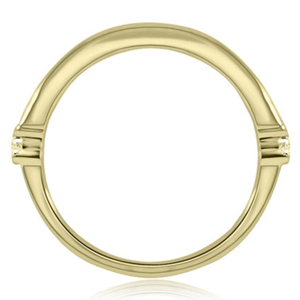 1.60 Cttw Round-Cut 18K Yellow Gold Diamond Bridal Set