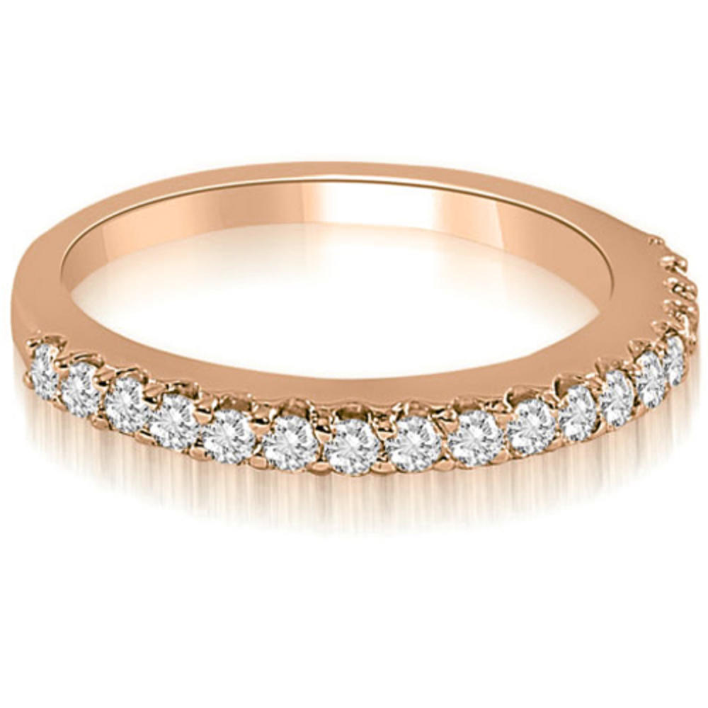 1.15 cttw. 14K Rose Gold Round Cut Diamond Bridal Set (I1, H-I)