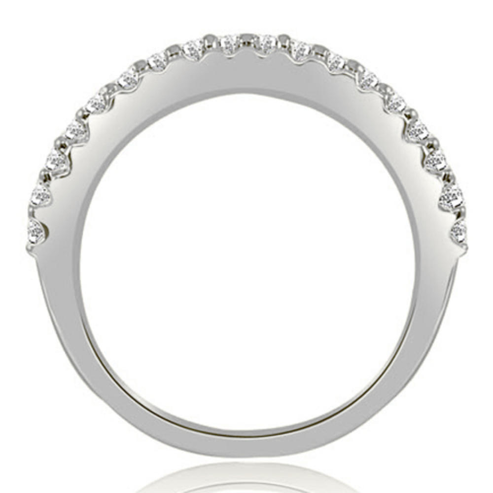 1.15 cttw. 14K White Gold Round Cut Diamond Bridal Set (I1, H-I)