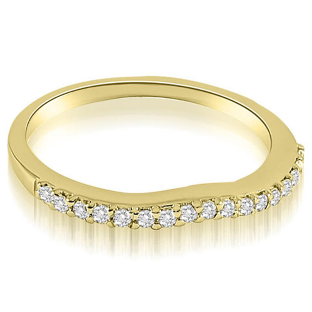 1.09 cttw. 14K Yellow Gold Princess Cut Split Shank Diamond Bridal Set (I1, H-I)