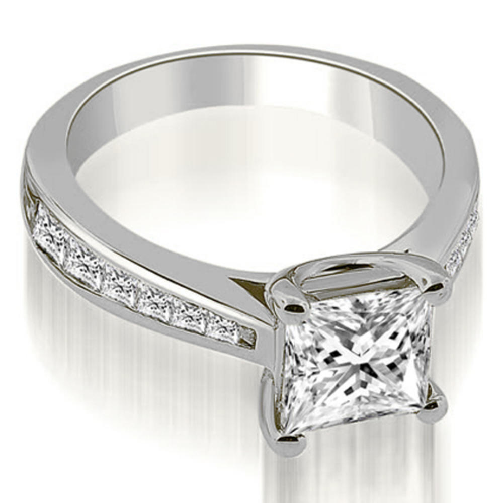 2.00 Cttw Princess Cut 14K White Gold Diamond Bridal Set