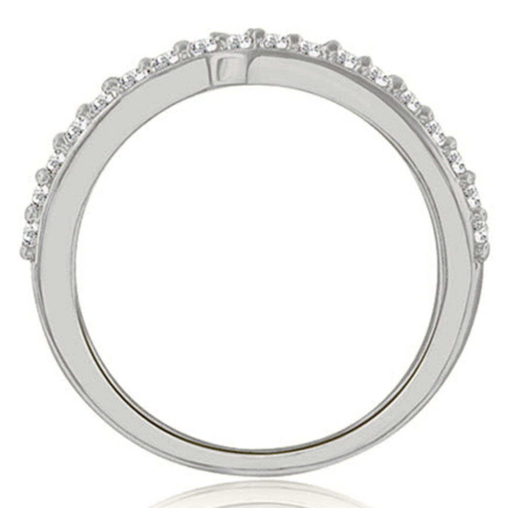 1.70 cttw. 14K White Gold Two Row Lucida Round Cut Diamond Bridal Set (I1, H-I)