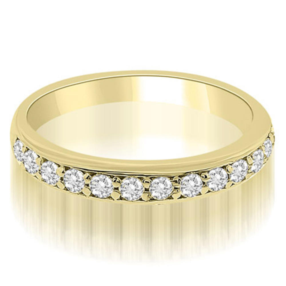 1.35 Cttw Round Cut 18K Yellow Gold Diamond Bridal Set