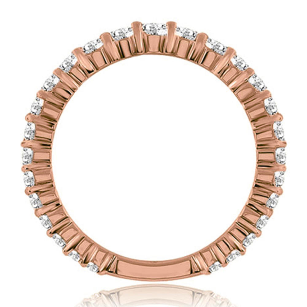 2.55 Cttw Round-Cut 18K Rose Gold Diamond Bridal Set