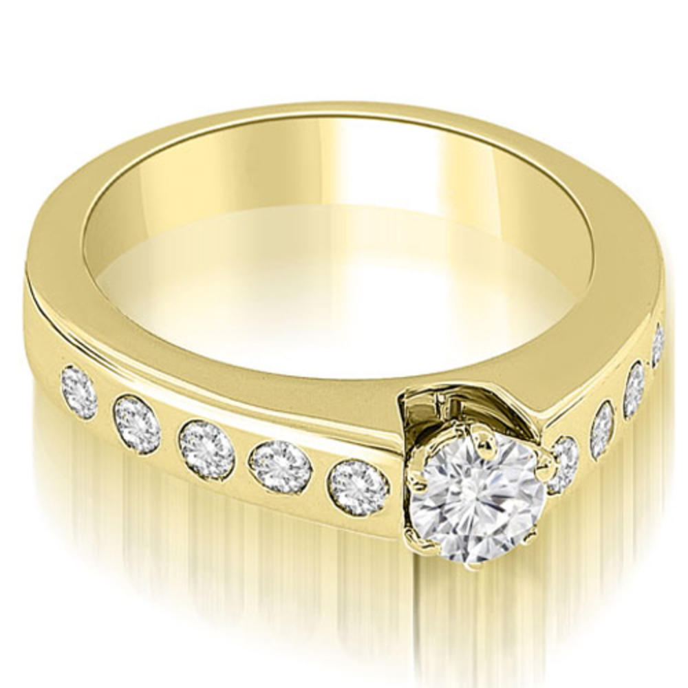 1.55 cttw. 14K Yellow Gold Round Cut Diamond Bridal Set (I1, H-I)
