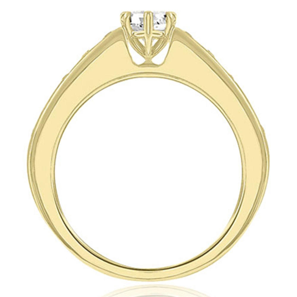1.80 cttw. 18K Yellow Gold Round Cut Diamond Bridal Set (I1, H-I)
