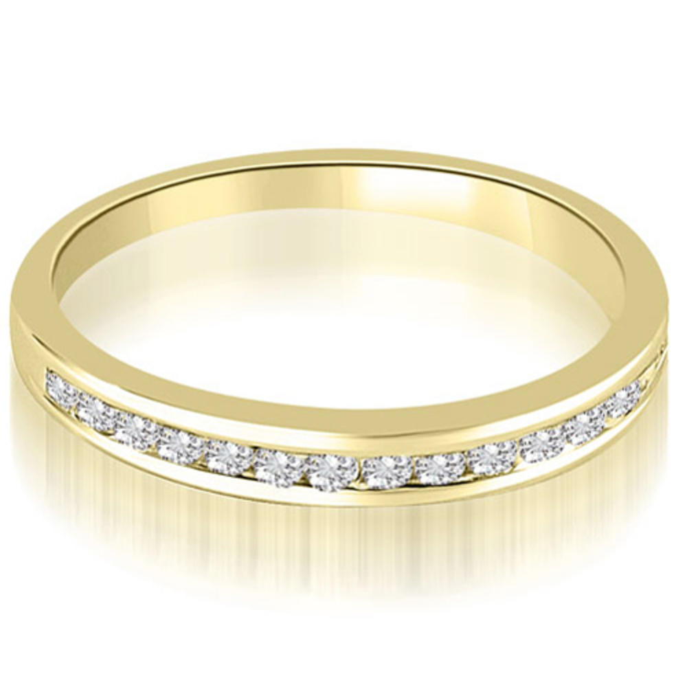 1.12 Cttw Round Cut 18k Yellow Gold Diamond Bridal Set