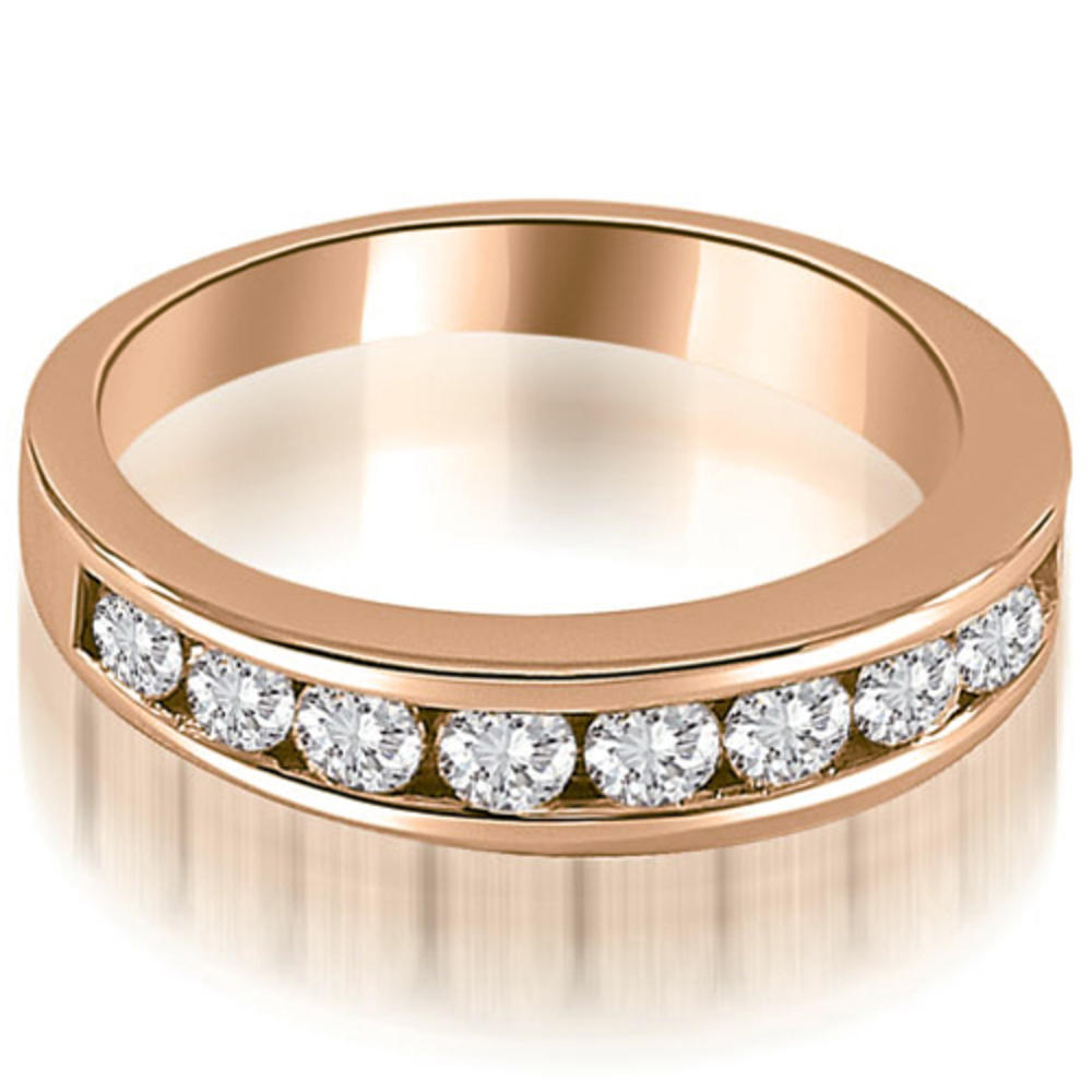 2.45 Cttw Round Cut 14k Rose Gold Diamond Bridal Set