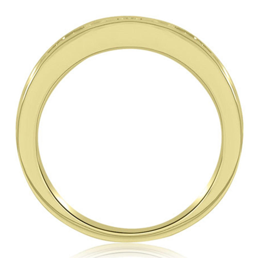 2.85 Cttw Round Cut 18K Yellow Gold Diamond Bridal Set