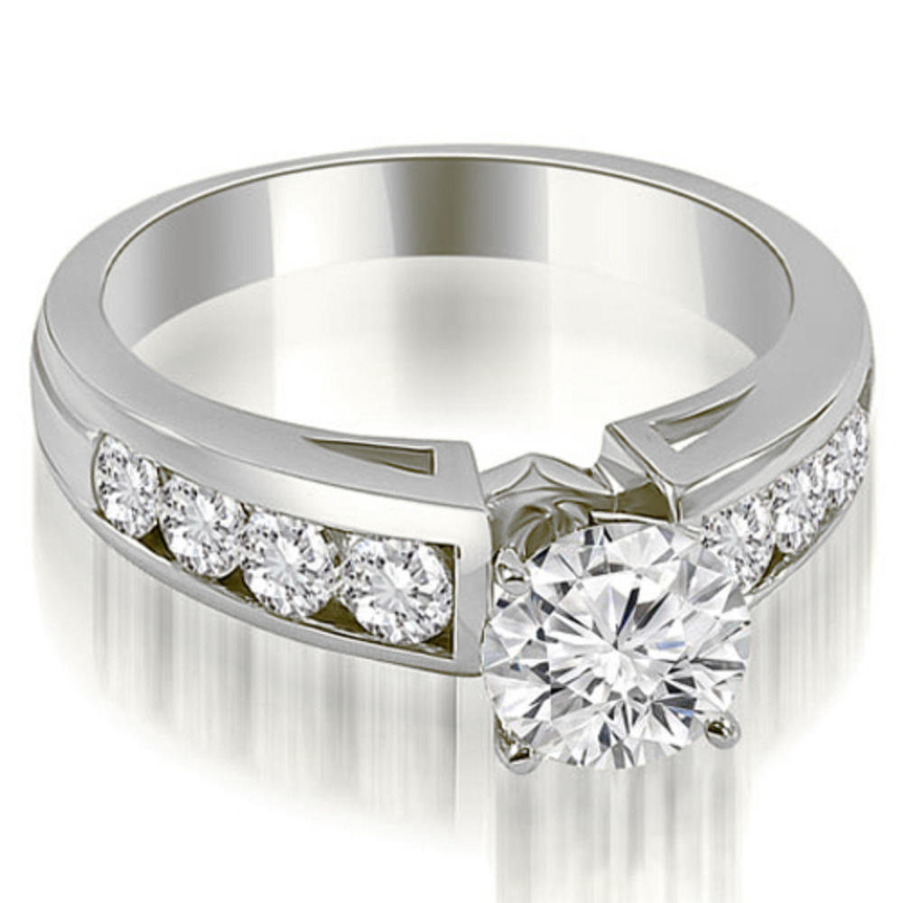 2.40 Cttw Round Cut White Gold Diamond Bridal Set