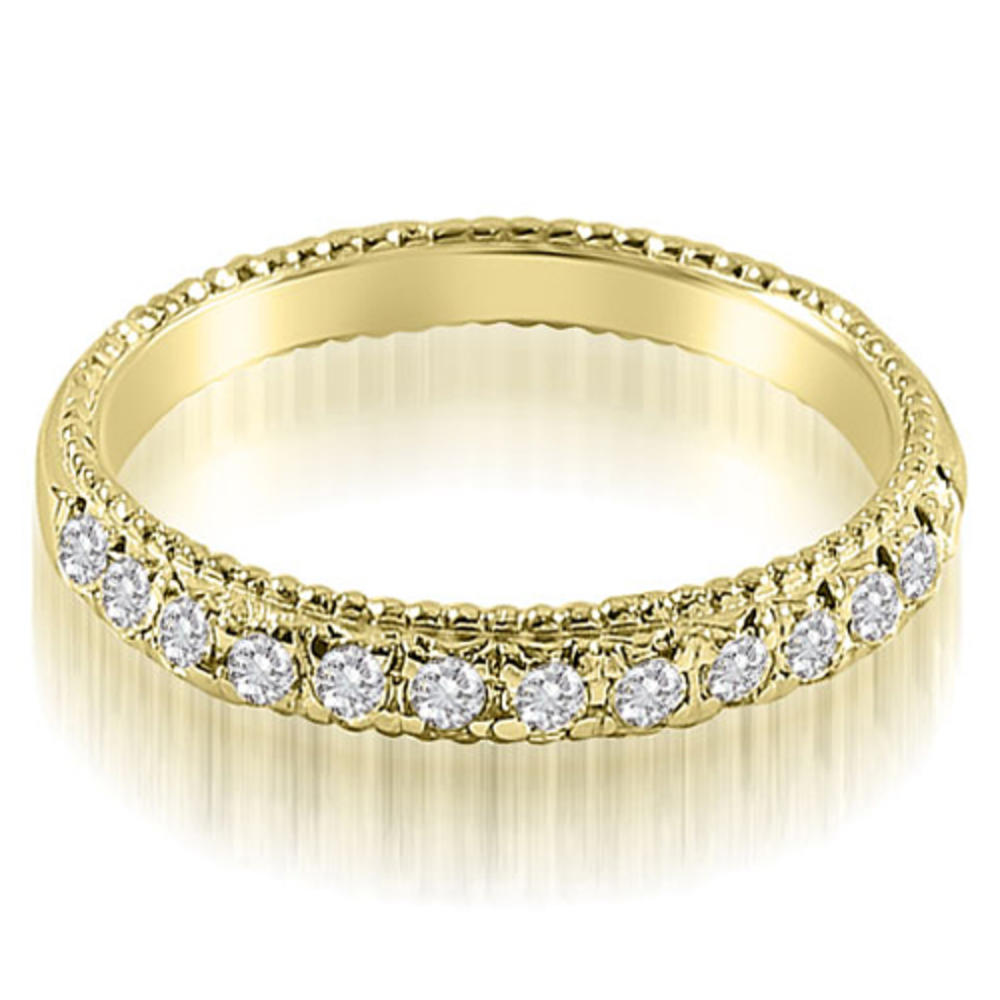 1.25 Cttw Round-Cut 14K Yellow Gold Diamond Engagement Set