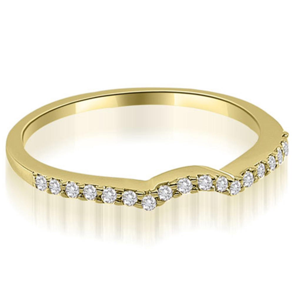 1.40 Cttw Round Cut 14K Yellow Gold Diamond Bridal Set