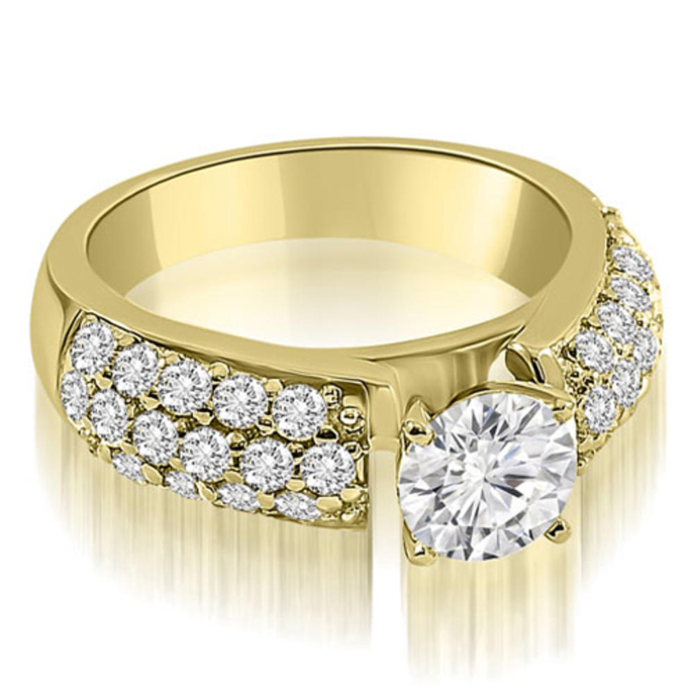 2.65 Cttw Round-Cut 14K Yellow Gold Diamond Bridal Set