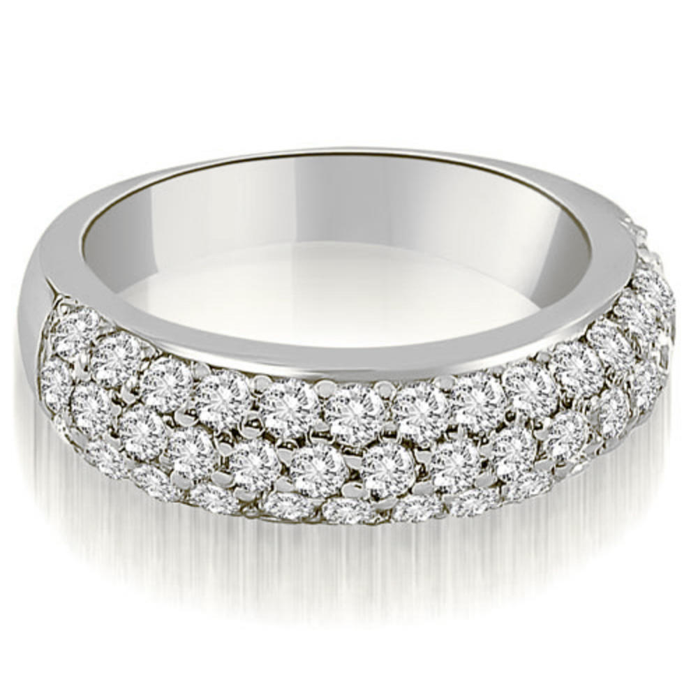 2.75 cttw Round Cut 18k White Gold Diamond Bridal Set