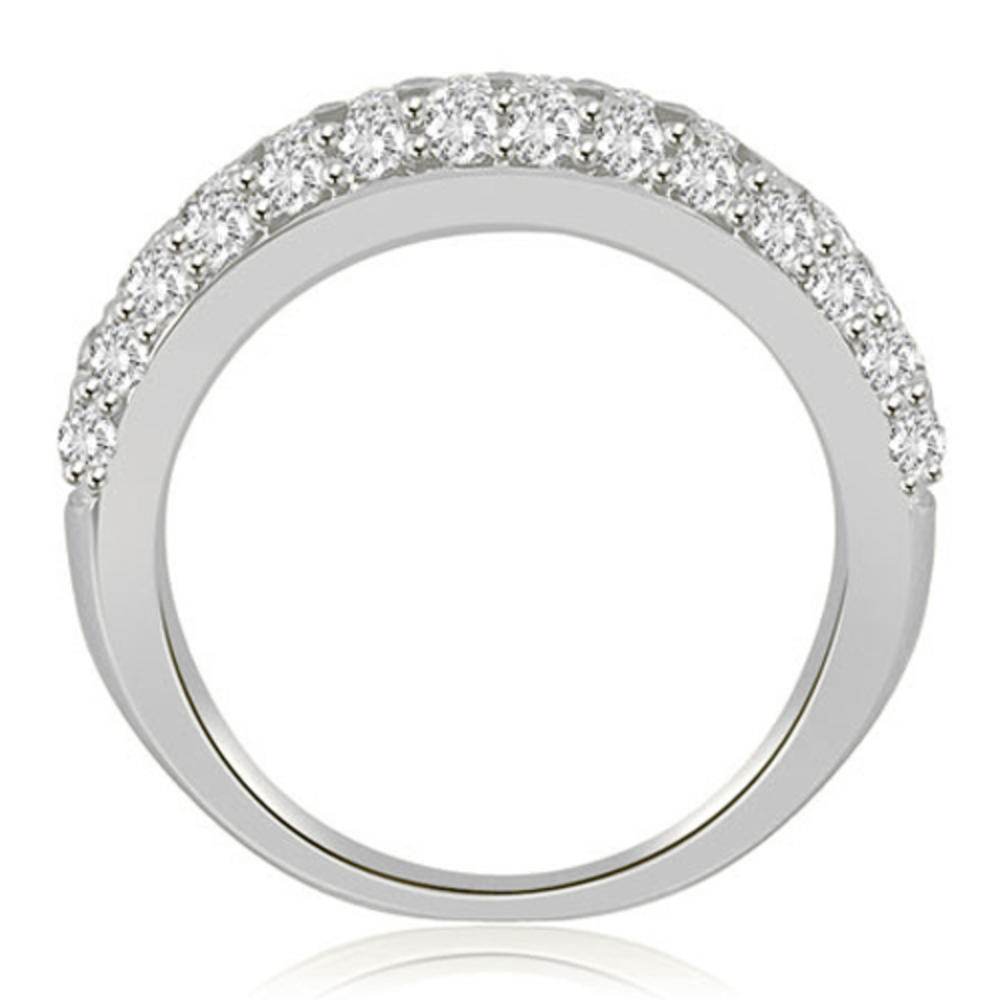 3.05 cttw Round-Cut 18k White Gold Diamond Bridal Set