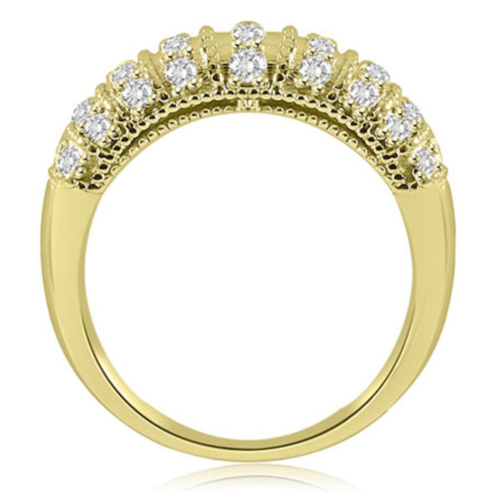 0.45 cttw Round Cut 14k Yellow Gold Diamond Wedding Ring