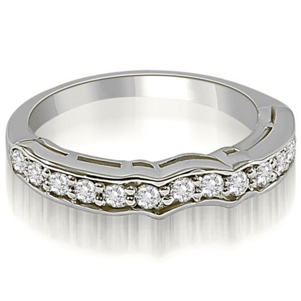 1.50 Cttw Round-Cut 14K White Gold Diamond Bridal Set
