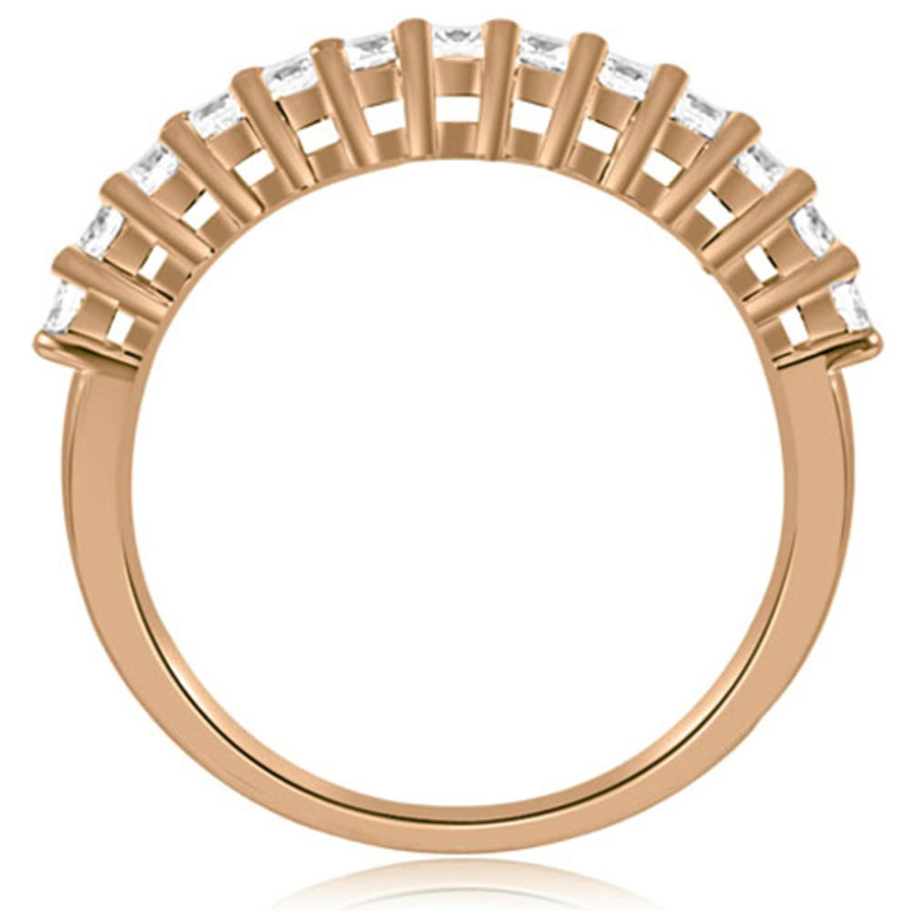 1.25 cttw. 14K Rose Gold Round Cut Diamond Bridal Set (I1, H-I)