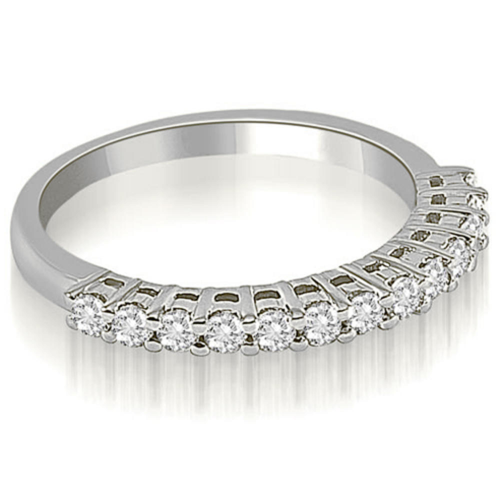 1.35 Cttw Round Cut 14k White Gold Diamond Bridal Set