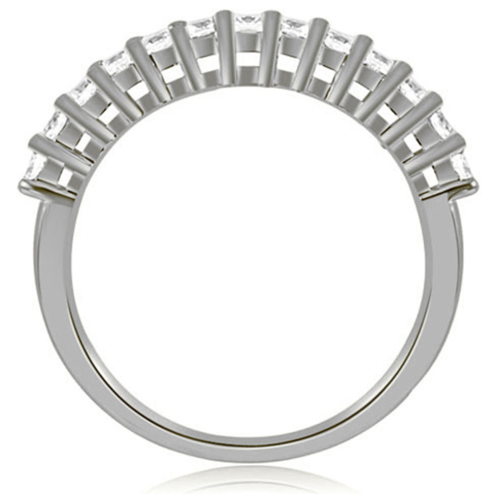 1.65 cttw. 14K White Gold Round Cut Diamond Bridal Set (I1, H-I)