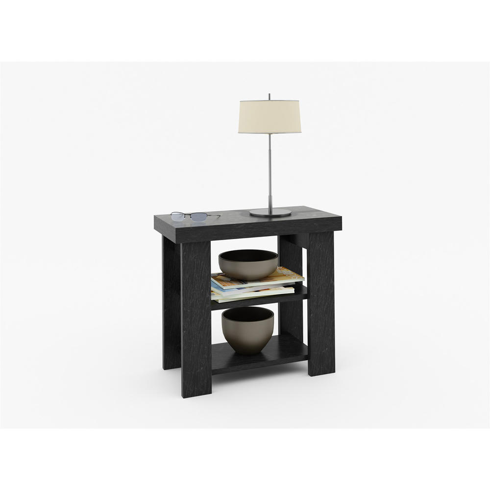 Hollow Core Chair Side Table  Multiple Colors