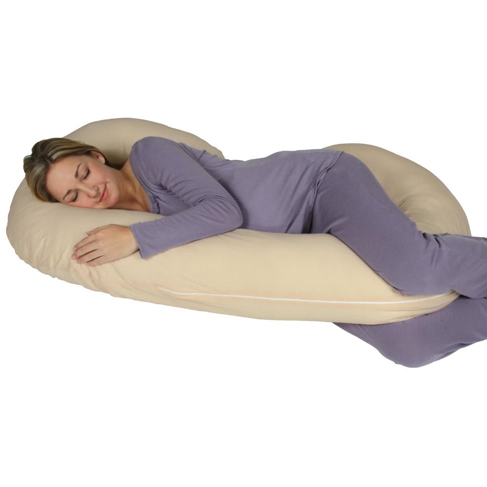Snoogle Chic Total Body Pillow - Jersey Sand