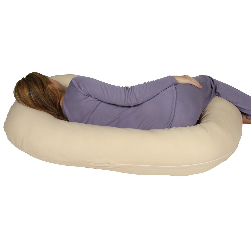 Snoogle Chic Total Body Pillow - Jersey Sand